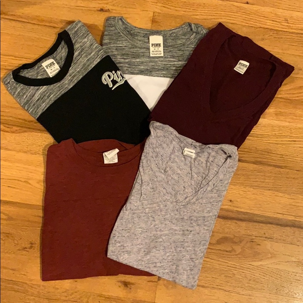 5 VS Pink t shirt bundle
